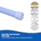 Kenney Mfg Twist & Fit No Tools Spring Tension Shower Curtain Rod, 42-72in, Blue KN609L/68V1 - alternate 7